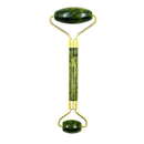 Rolo Pedra de Jade + Placa Gua Sha Massagem Facial Anti Ruga Rolinho Jade