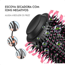Hair Styling Kit- Escova Secadora+Chapinha prancha 110V/220V, Ferramentas de Salão de 2 em 1