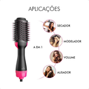 Hair Styling Kit- Escova Secadora+Chapinha prancha 110V/220V, Ferramentas de Salão de 2 em 1