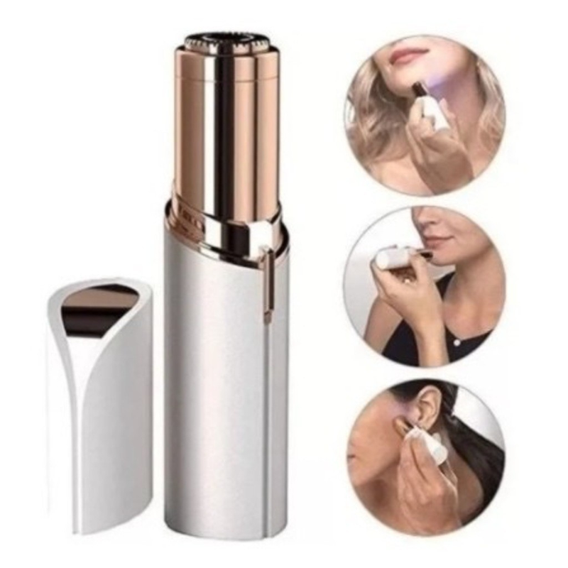 Batom Portátil Depilador Facial Buço Rosto Aparador Pelos